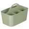 mDesign Plastic Shower Caddy Storage Organizer Basket with Handle